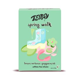 Teapsy "Spring Walk" Tea | Peppermint, Lemon Verbena Herbal Tea | 15 Teabags