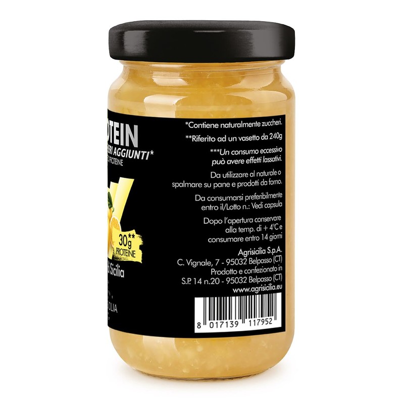 Agrisicilia +Protein Marmellata di Limoni di Sicilia, high protein e