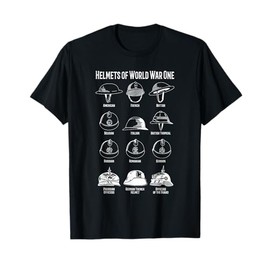 World War I Soldier Helmets Charts T-Shirt