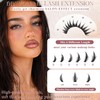 Manga Lash Clusters Kit 10-20mm Cluster Eyelash Extensions Kit 60D