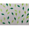 Green Leaf Confetti - Leaf Confetti - Rose Leaf Confetti