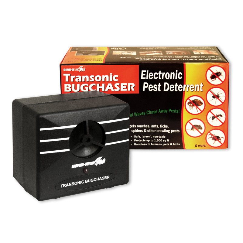 Bird-X Transonic Bugchaser, Rodent and Insect Chaser, Ultrasonic Critter Ridder