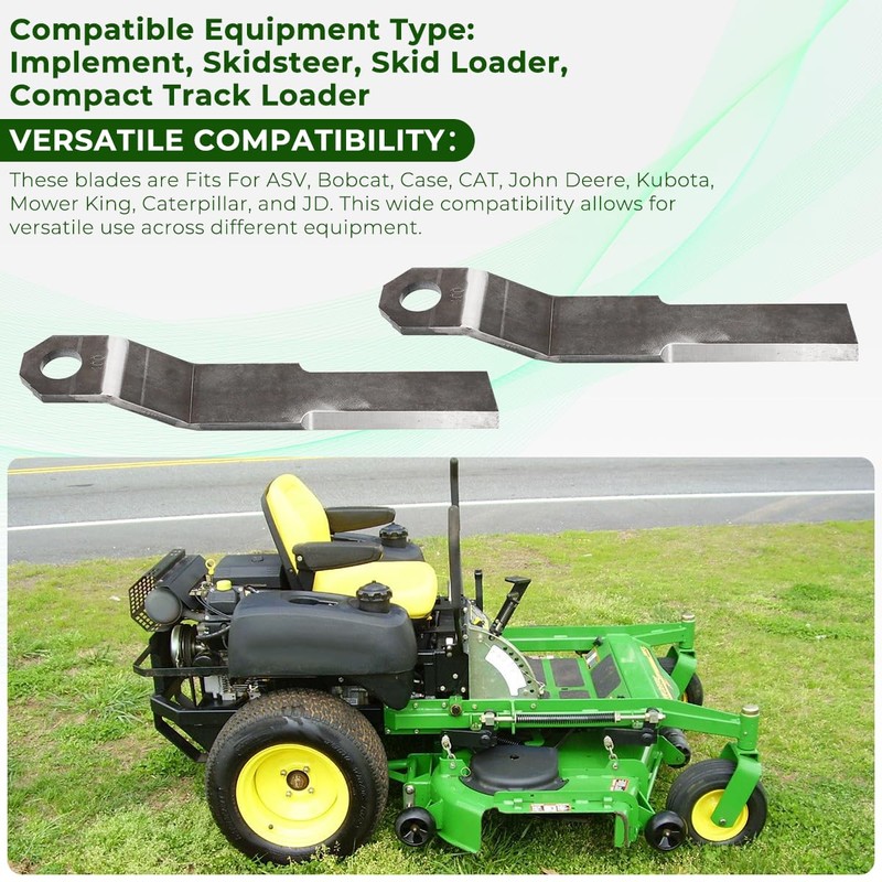MOTOQUEEN Replacement Bush Hog Cutter Durable Blades for Mower King