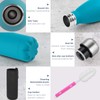 GeeRic Drinking Bottle 1 Litre Stainless Steel Thermos Flasks Double-Walled