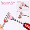 Acycoin2A 5PCS Nail Drill Bit Cleaning Brushes for Nail Electric