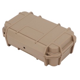 BuyWeek Waterproof Camping Box Waterproof Plastic Storage Tool Box Hard Case for Camping, khaki, Plain