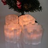 Selenite Candle Holder - Healing Crystal Tealight Holder for Meditation