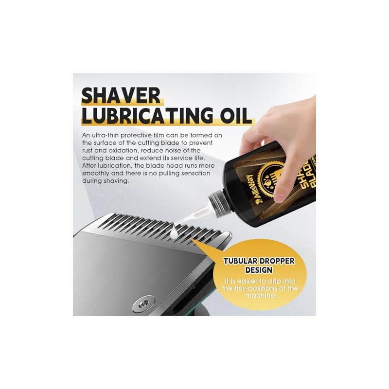 Razor Cleaner and Lubricating Oil Set for Razor Head, 120