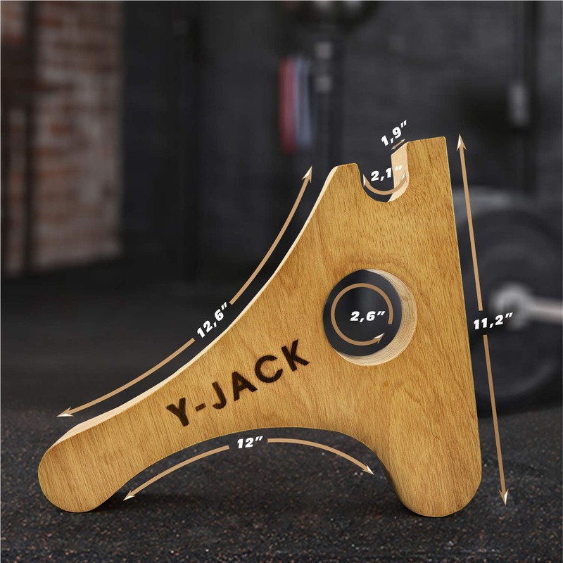 Yes4All Deadlift Jack/Barbell Stand – Holds 600lb Barbell Plates for