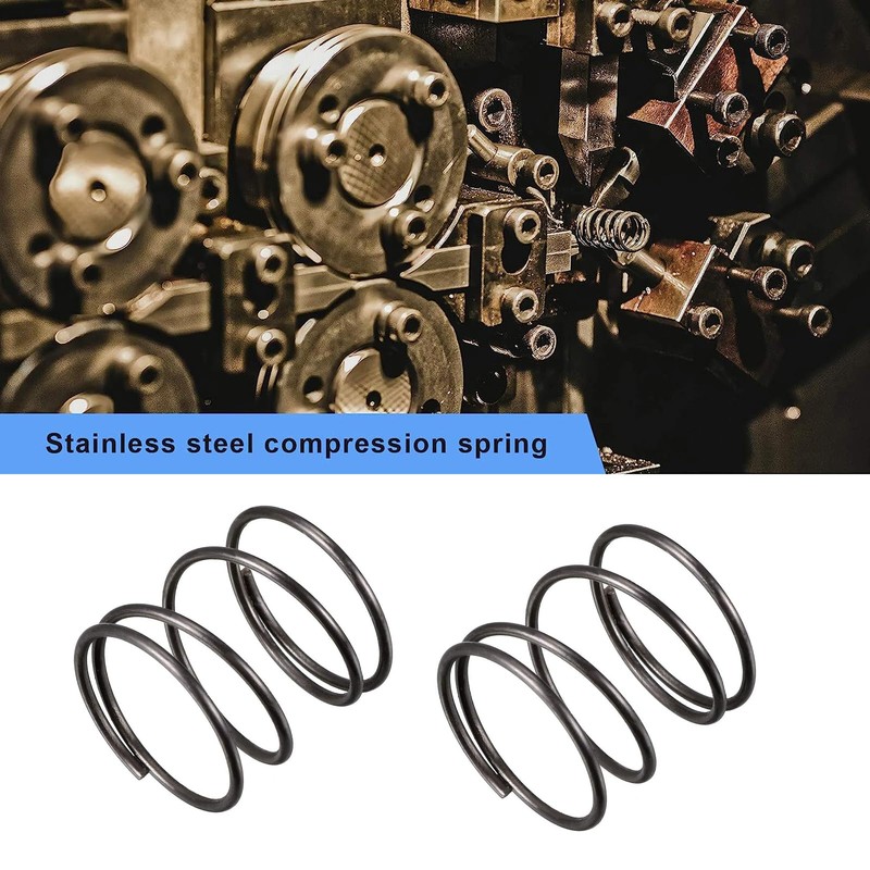 TA-VIGOR 10Pcs Extended Compressed Spring, 1.2mm Wire Dia, 20mm OD,