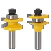 APLUS Tongue Groove Router Bits Set, 1/2" Shank Ogee Stile