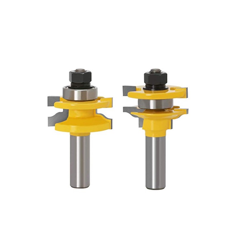 APLUS Tongue Groove Router Bits Set, 1/2" Shank Ogee Stile