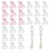 PH PandaHall 60 Pieces Clip-on Earring Converter 3 Colours Resin
