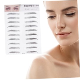 Mikinona Eyebrow Stencils Set 2pcs Imitation Eyebrow Transfer Stickers Brow Tint Easy to Use Quick Application Perfect for Men Women