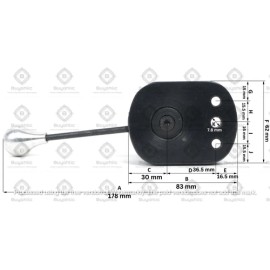 Buyohlic International Bearing Base Smooth Rotation Ball Turning (Double Bit for 7 x 14 Mini Lathe)