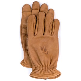 WOLF GRIZZLY Wilderness Gloves, Water-Resistant Leather Outdoor Gloves For Men And Women; Protective Gloves For Yard Work And Chopping Wood (XL)