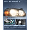 Nilight Headlight Assembly Compatible with 2004 2005 2006 Hyundai Elantra