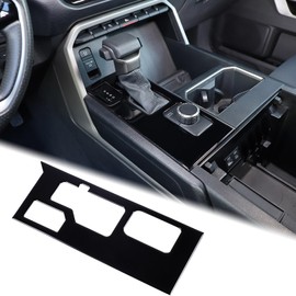 Aunginsy Car Central Control Gear Shift Panel Trim Cover Compatible with Toyota Tundra/Sequoia 2022-2024 Pickup Gear Shifter Console Anti-Scratch Panel Frame Decorative Sticker Protection Accessories