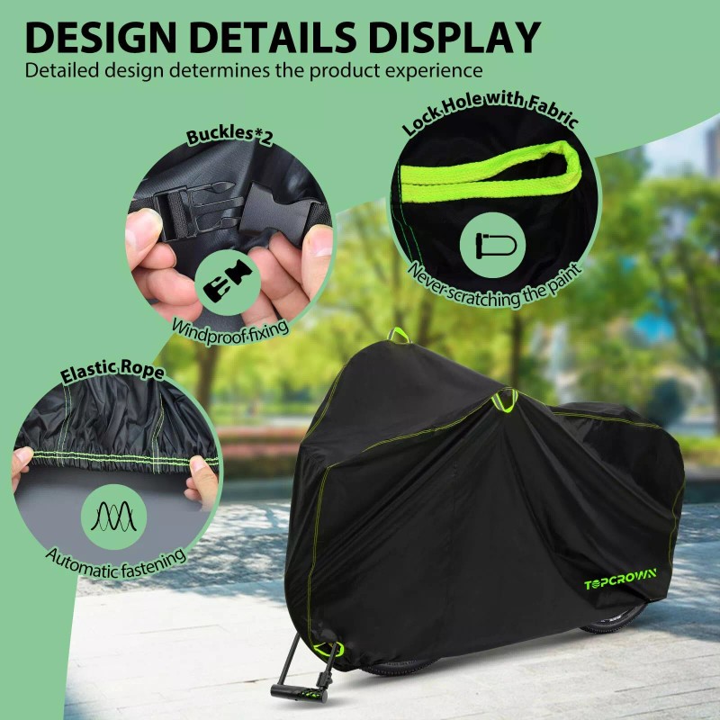 Topcrown Bike Cover Waterproof Outdoor Storage for 1/2/3 Bikes, Bicycle