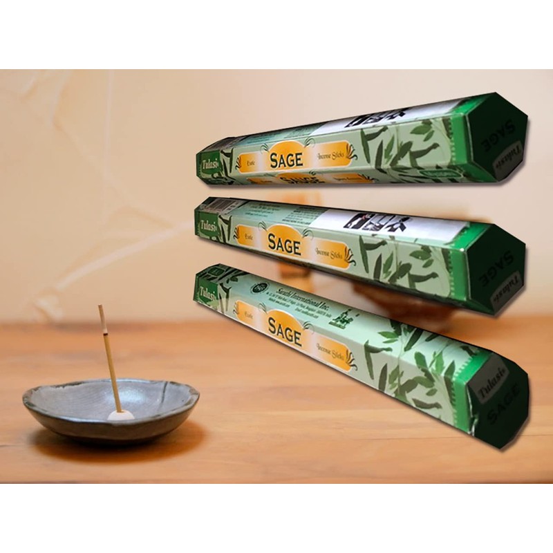 Sage Aromatic Incense Sage, Natural Aromatherapy Incense, Bars and Incense