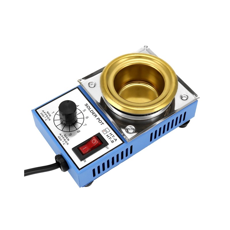 QWORK Solder Pot, 2 Pcs 150W 110V, 50mm Soldering Bath