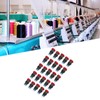 25Pcs Button Switch Mushroom Head Self Locking Push Switches with