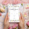 GOLRMC Wildflower Bridal Shower Invitations, Boho Floral Spring Garden Party