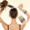 Bouiexye 72PCS Boho Hair Ties Bracelets for Women, Boho Hair