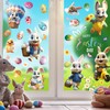 Hianjoo Easter Window Stickers, 9 Sheets 3D Easter Window Clings