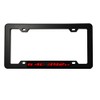 ERPART Black License Plate Tag Frame with 6.4L 392ci RED