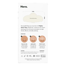 Parches Mighty Patch XL para nariz Parche hidrocoloide para Espinillas Acné Granos Transparentes invisibles 10pz