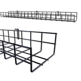 Northland Online Under Desk Cable Organizer 36 Inch Wire Tray | Under Table Cord Management Basket | Heavy Duty Steel