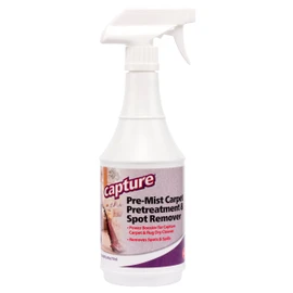 Capture Pre-Mist Soil Release for Carpet Dry Cleaner - Carpet Cleaning Pre Spray - Loosen Juice, Coffee & Wine Spill and Tough Rug Stains Eliminator - Multi-Purpose Cleaning Essentials (24oz)