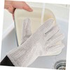 CHILDWEET 1pair Dishwashing Gloves for Kitchen Cleaning Oil Multi-Functional Long