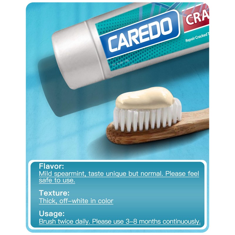 Healing Teeth Crack Toothpaste - Repairing Cracked Teeth Enamel, Remineralizing