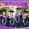 Hotop Grad Leis Class of 2025 Graduation Ribbon Double Braided