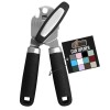 GORILLA GRIP Stainless Steel Can Opener, Smooth Edge, Easy Turn,