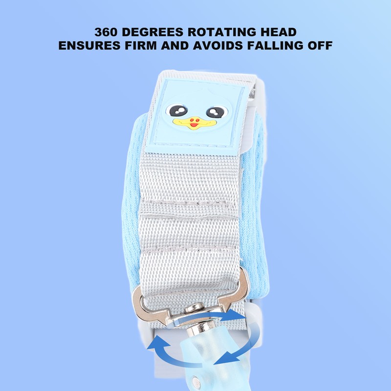 2m Toddler Wrist Link Prevent Lost 360 Degrees Rotating Night