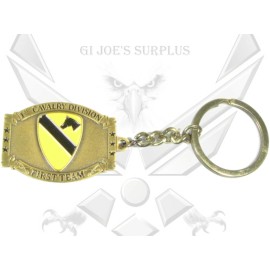 New US Army 1st Cavalry Cav First Team Keychains 1F3