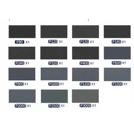 Heanvmyss Extra Fine Sand Paper,15 Sheets 80 to 3000 Assorted Grit Wet and Dry Sandpaper for Home,Craft,Wood,Metal,Polishing,Automotive(9 x 3.6 Inch)