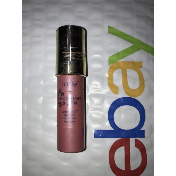 TARTE LIPSURGENCE LIP CREME CRAYON ENLIGHTENED unsealed TRAVEL SIZE FLAW