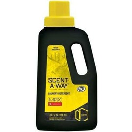 Hunters Specialties Scent-A-Way MAX Odorless Laundry Detergent | Scent Eliminator Unscented Formula for Hunting Gear - 32 OZ Bottle