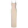 GloryStar Women Sleeveless Spaghetti Strap Cami Maxi Slip Dress Long-Nude