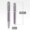 Parker IM Fountain Pen, Premium Dark Violet, Medium Nib with