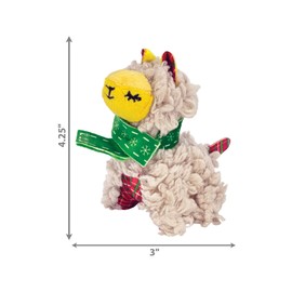 KONG Holiday Softies Scrattles Llama 11x6.5x4.5cm Multicolor
