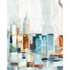 CANVAS ON DEMAND City Colors II Wall Decal, Skyline Artwork
