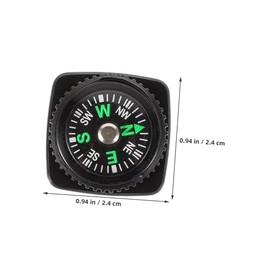 Kisangel 25pcs Portable Survival Compass with Watch Strap Mini Wrist Compass Accurate Navigation for Hiking Camping Outdoor Adventures
