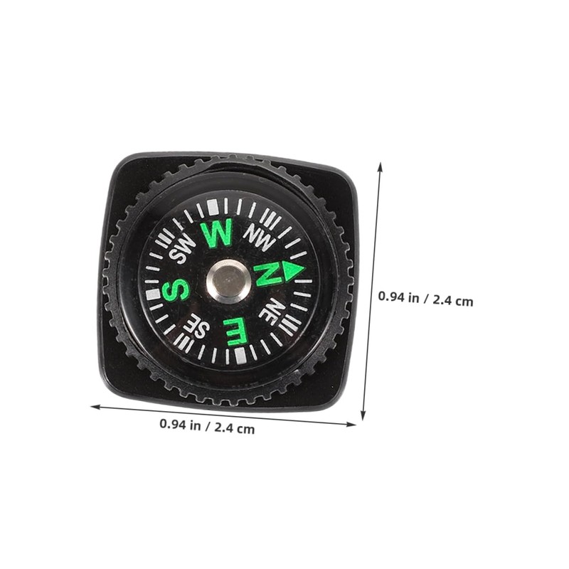 Kisangel 25pcs Portable Survival Compass with Watch Strap Mini Wrist