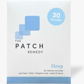 The Patch Remedy Parches Originales Para El Sueño - 30 Parches Tópicos De Apoyo Al Sueño Con Extracto De Raíz De Valeriana, Passiflora, Lúpulo,...    