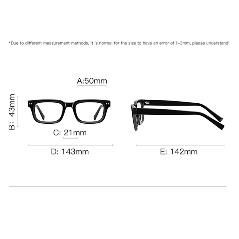 kachawoo Anti Blue Light Glasses for Men Women Thick Frame